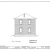 Cherokee Supreme Court Building Elevation Drawing - Supreme Court Blueprint, Oklahoma Court Drawing, Law Firm Decor, Blueprint Decor